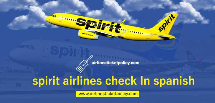 Spirit Airlines Check-In Español