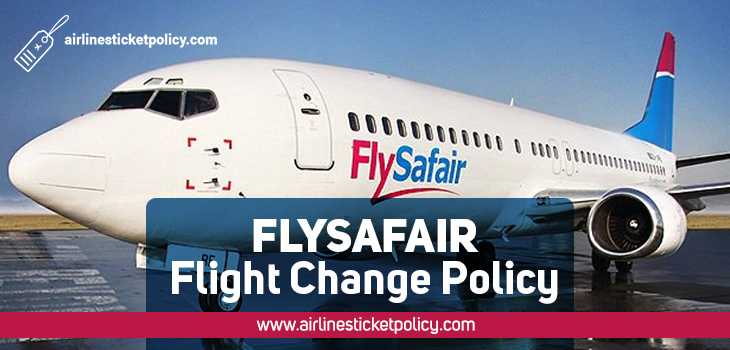 FlySafair Flight Change Policy