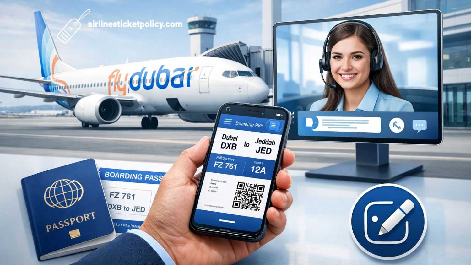 How to Change Passenger Name on Flydubai Ticket
